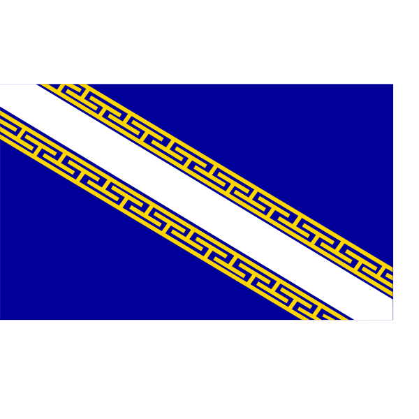 SVG Champagne-Ardenne region flag vector clip art