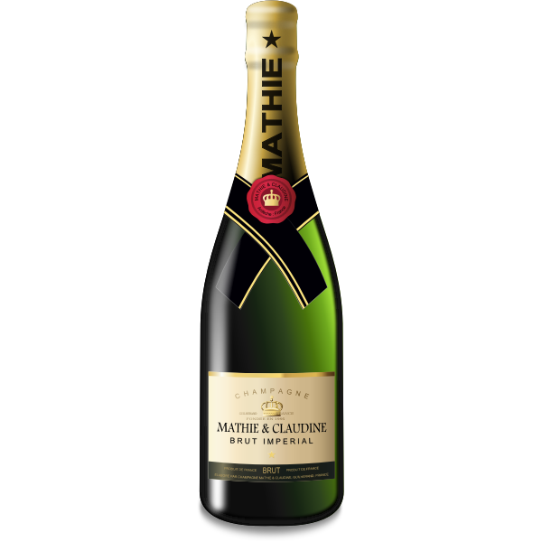 SVG Champagne bottle