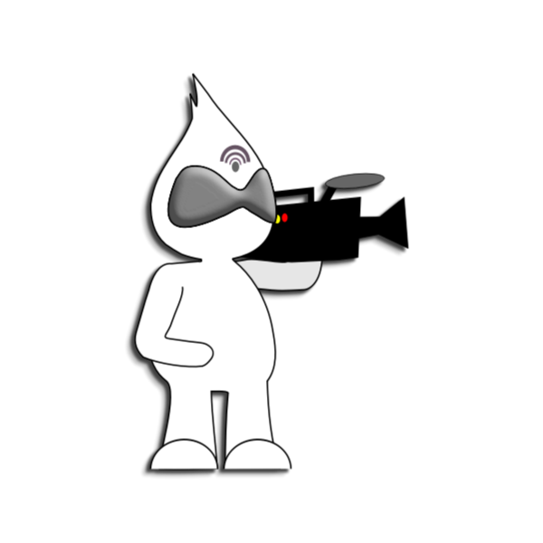 SVG Character with video camera
