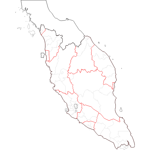 SVG Chart of peninsular Malaysia
