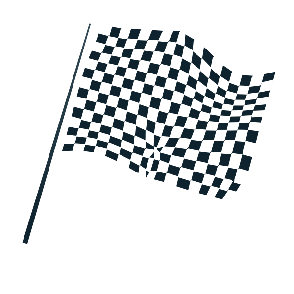 SVG Checkered flag icon vector image