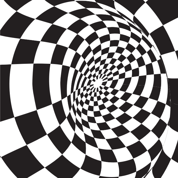 SVG Checkered pattern whirl