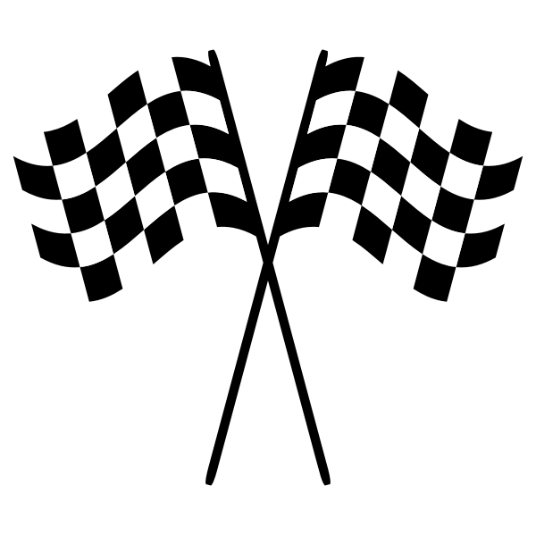 SVG Checkered racing flags