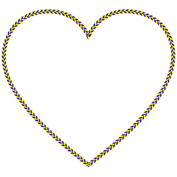 SVG Checkered racing heart