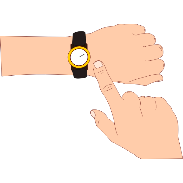 SVG Checking the time