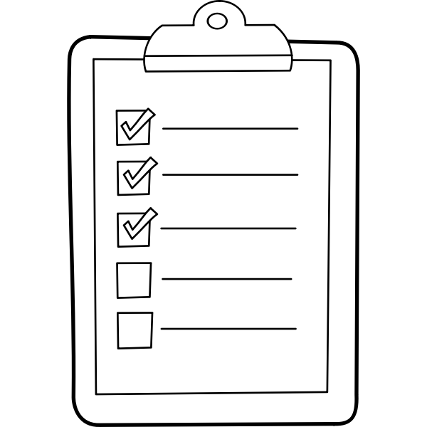 SVG Checklist icon image