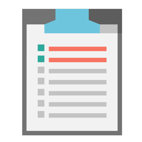 SVG Checklist icon vector image