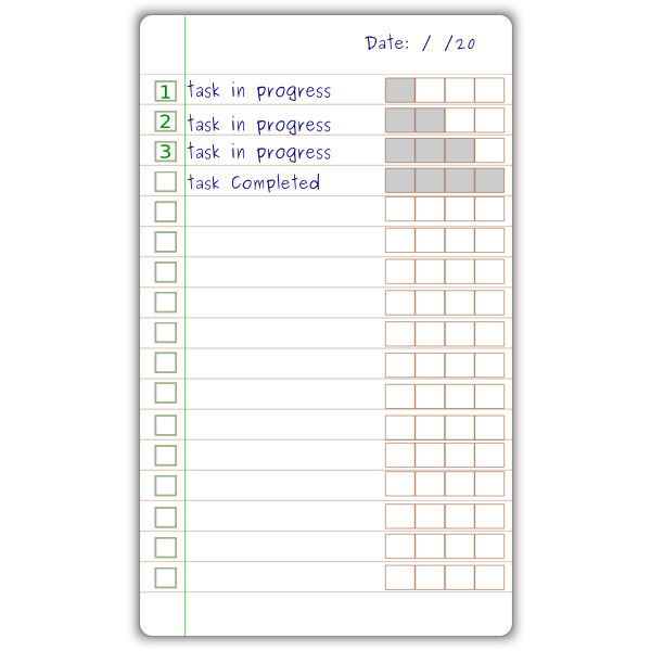 SVG Checklist vector image