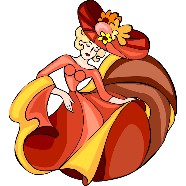 SVG Cheerful trouper