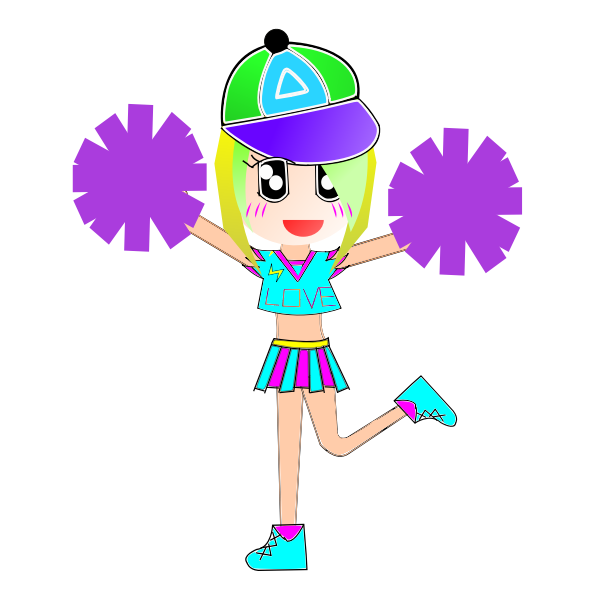 SVG Cheerleader
