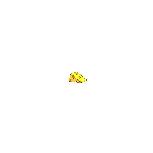 SVG Cheese piece