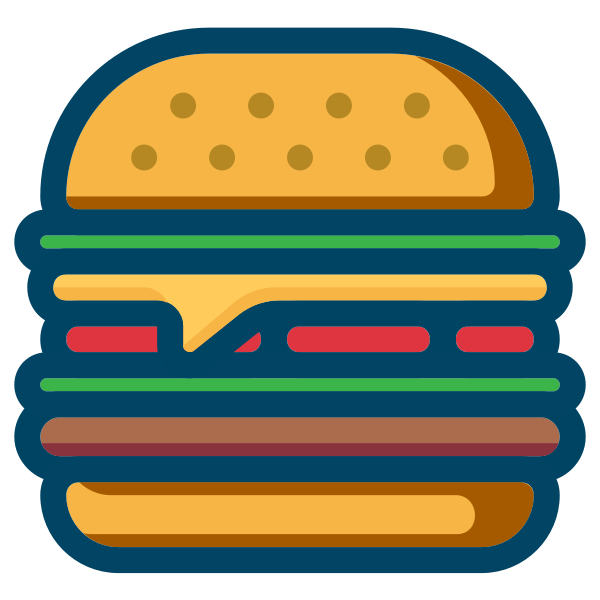 SVG Cheeseburger image