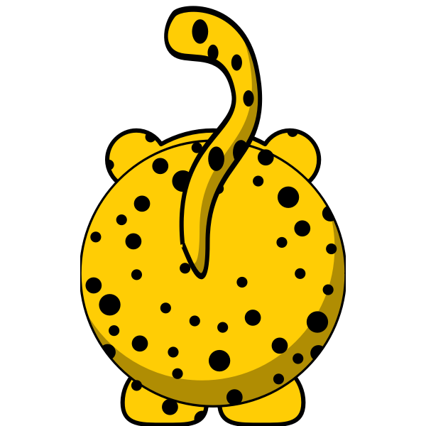 SVG Cheetah039s back