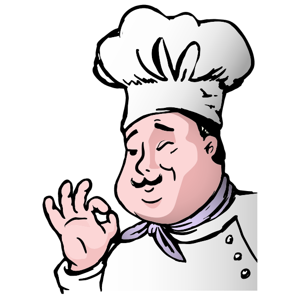 SVG Chef vector clip art