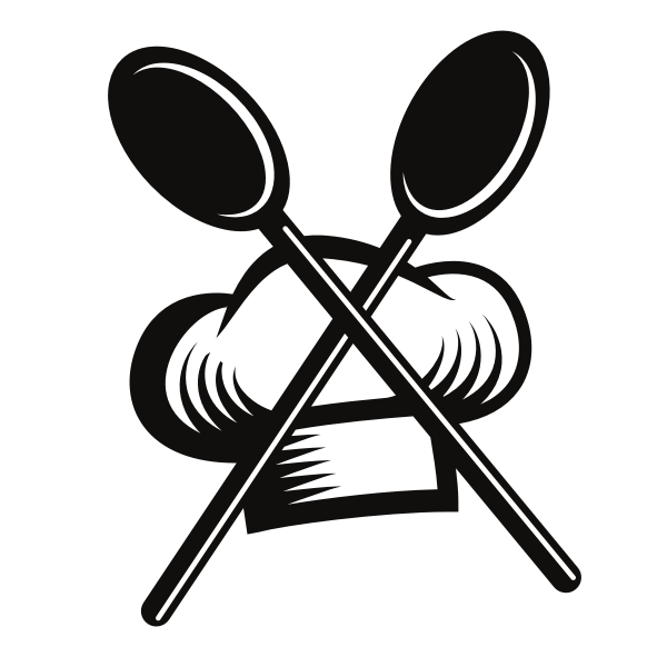 SVG Chef039s hat logotype