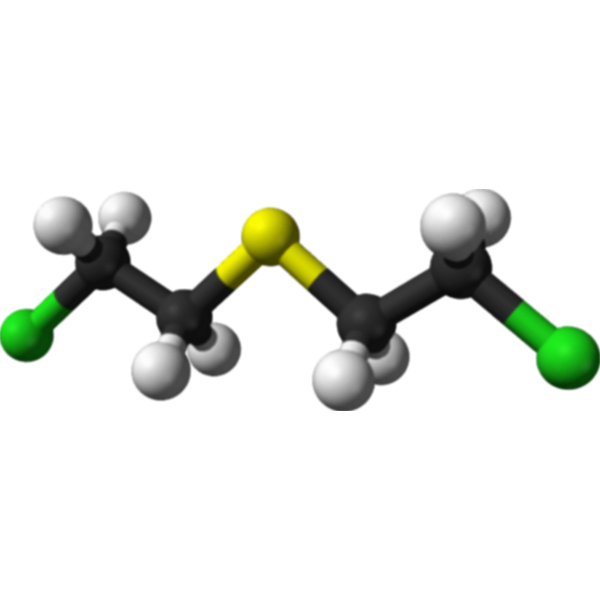 SVG Chemical warfare agent molecule