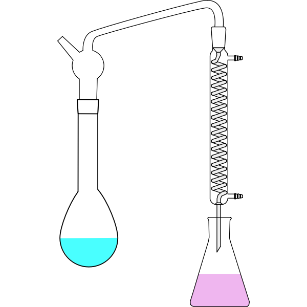 SVG Chemistry experiment vector graphics