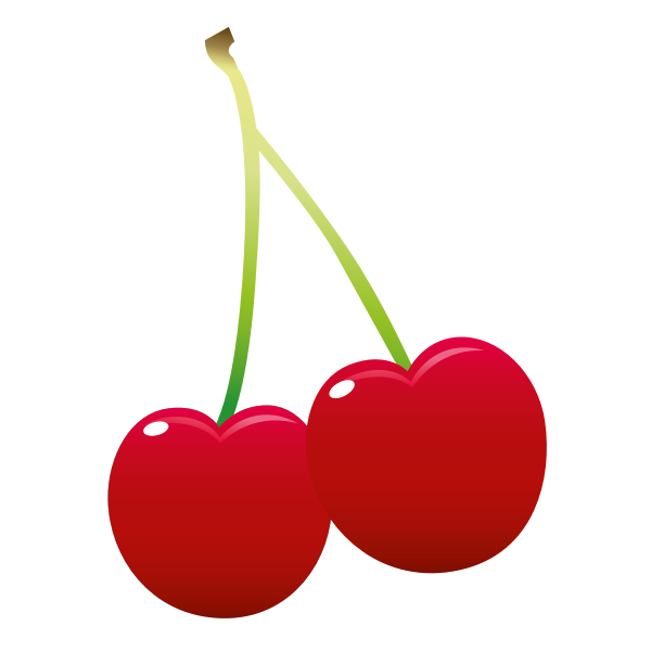 SVG Cherries pair image
