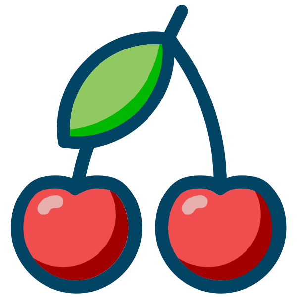 SVG Cherries vector image