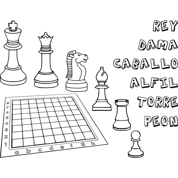 SVG Chess board and pieces