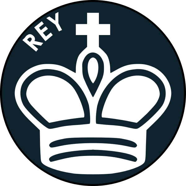 SVG Chess king vector icon