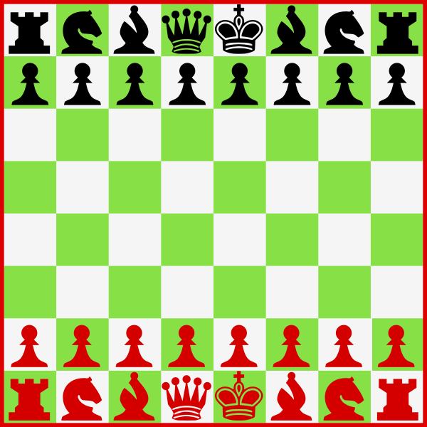 SVG Chess starting position
