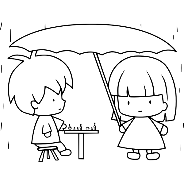 SVG Chess while raining