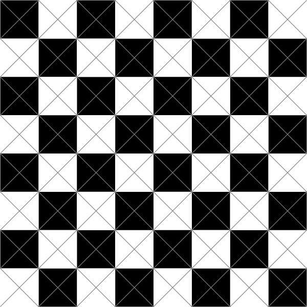SVG Chessboard decoration
