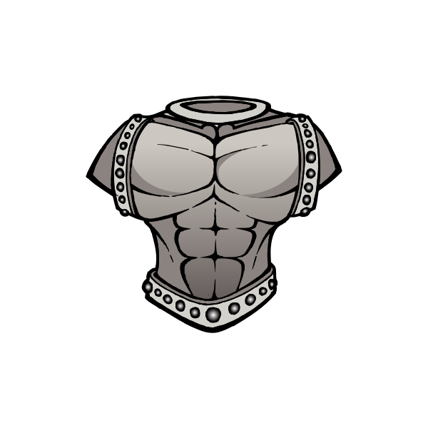 SVG Chest shield vector
