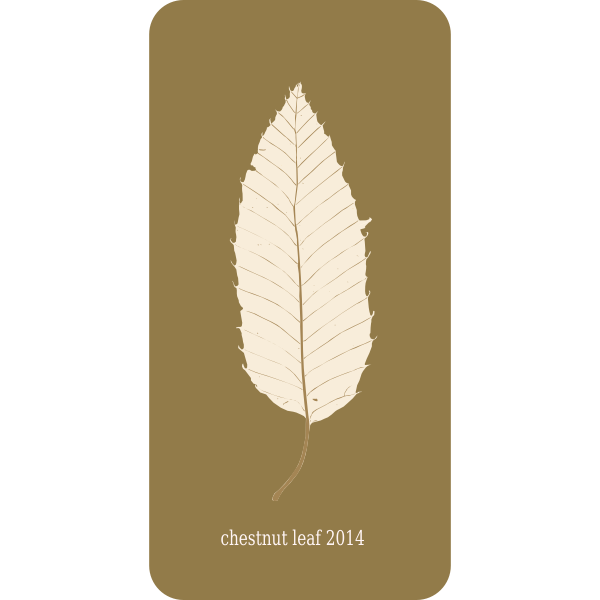 SVG chestnut leaf 2014