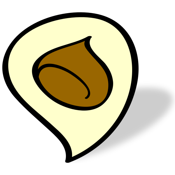 SVG Chestnut outline