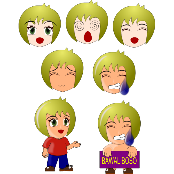 SVG chibi
