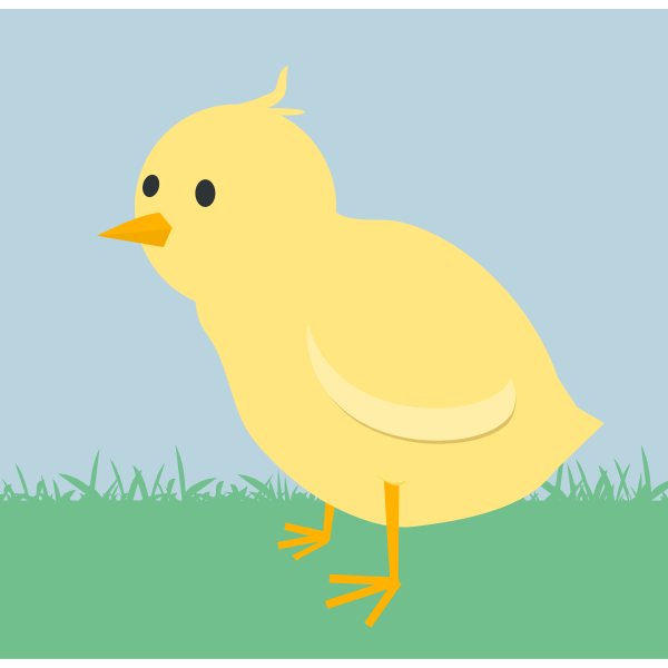 SVG Chick Scene