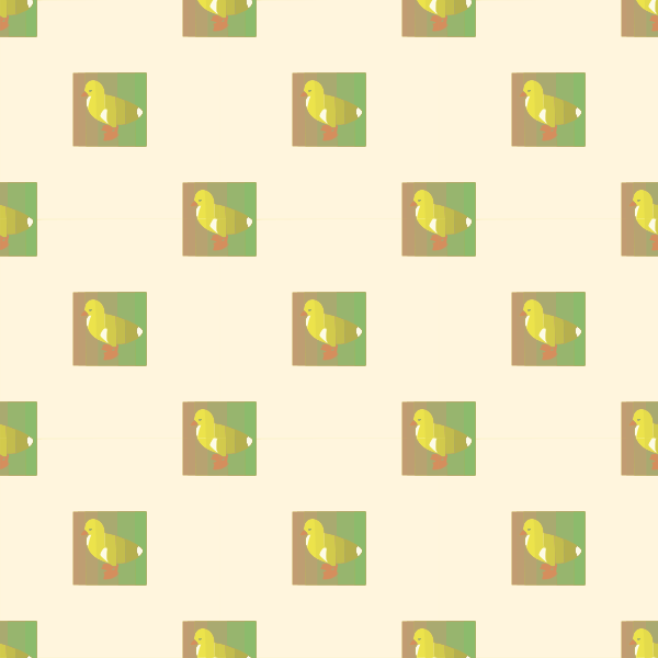 SVG chick seamless pattern