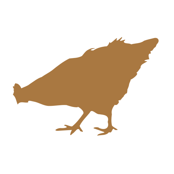 SVG Chick silhouette