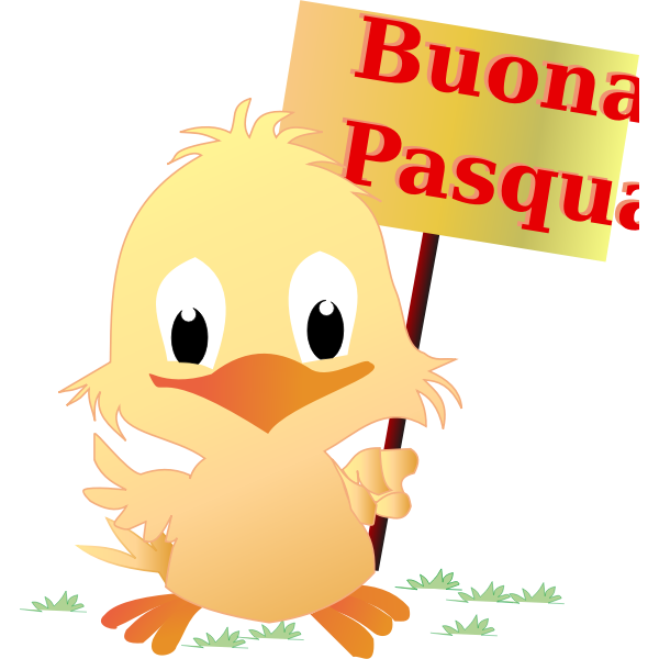 SVG Chick vector drawing