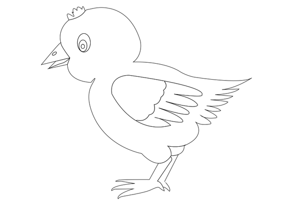 SVG chicken-002-vector-coloring