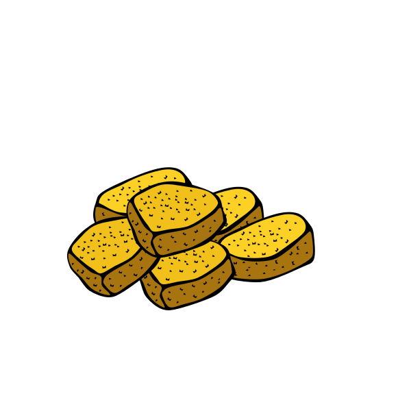 SVG Chicken nuggets vector illustration