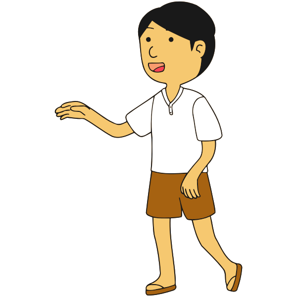 SVG Child calling for someone