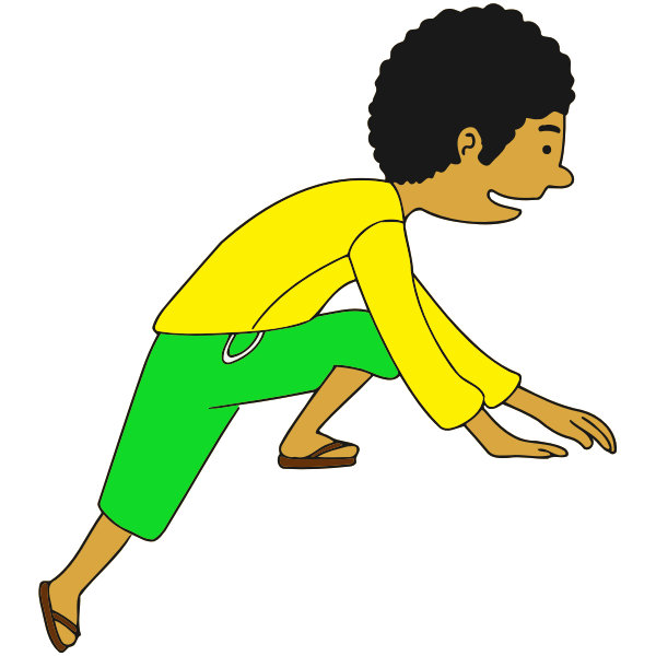 SVG Child climbing