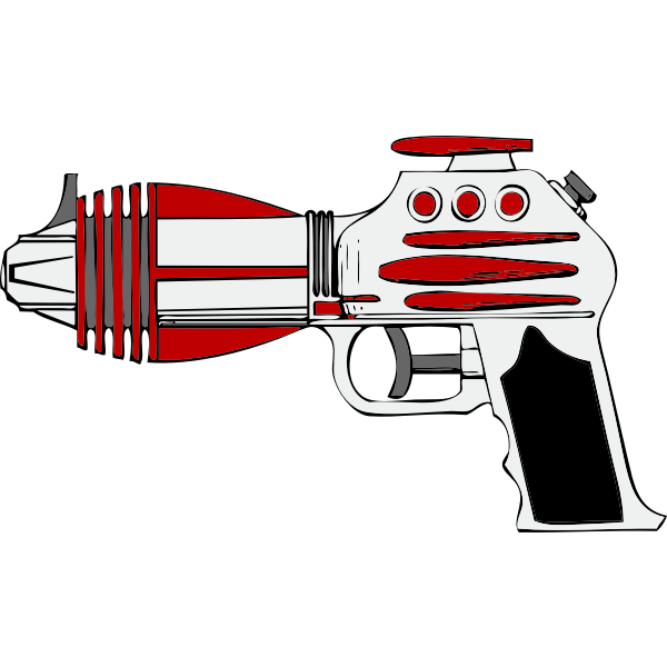 SVG Child toy gun vector clip art