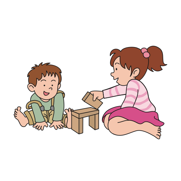 SVG Children playing image