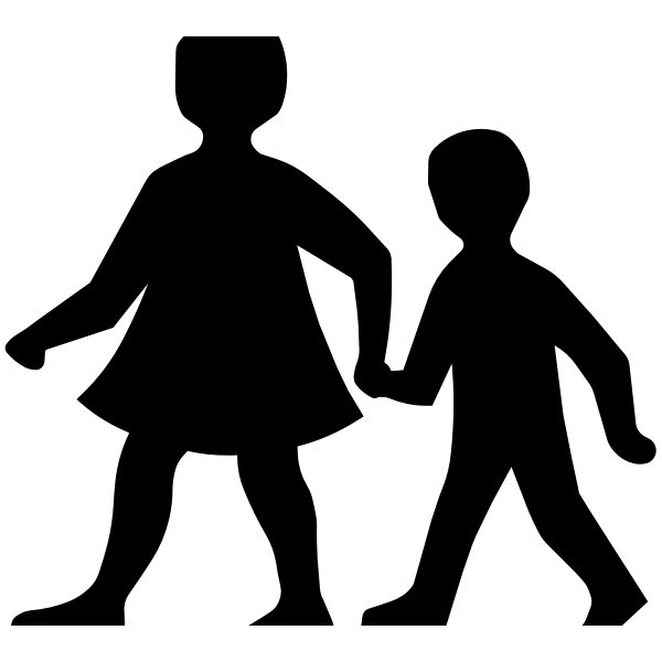SVG Children silhouette vector