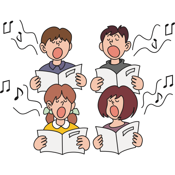 SVG Children singing