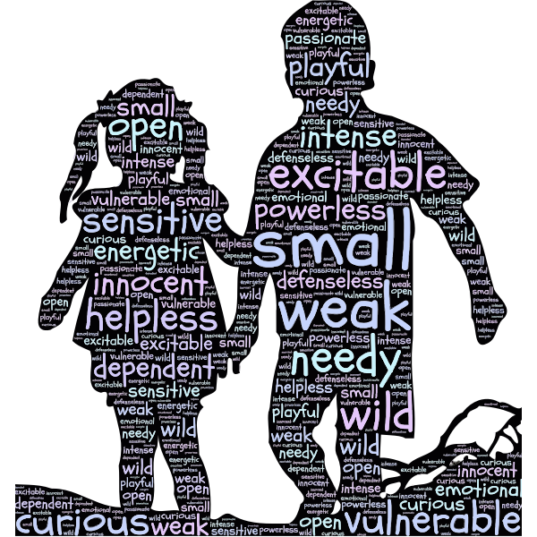 SVG Children typography