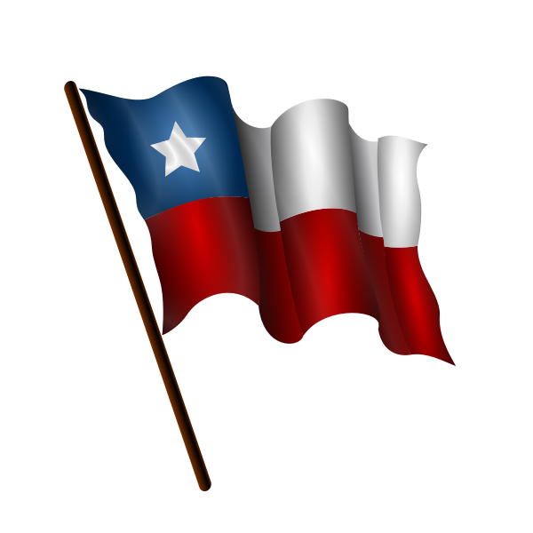 SVG Chilean flag vector image