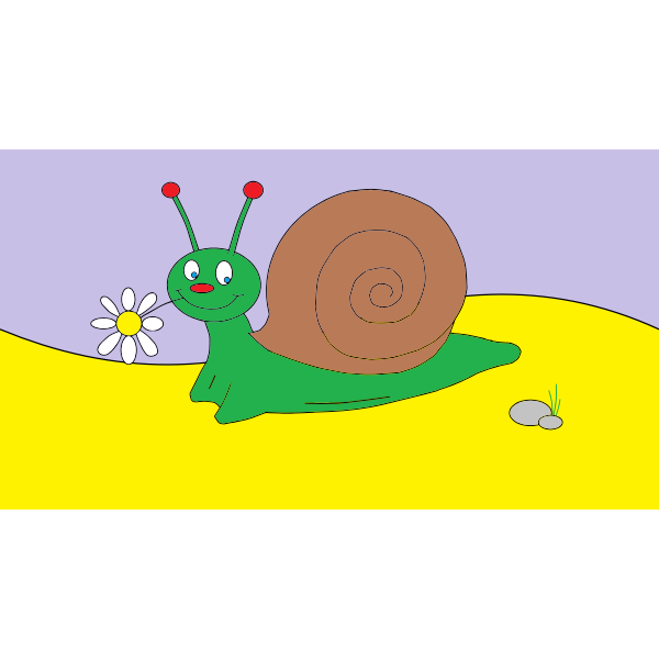 SVG Chilling snail