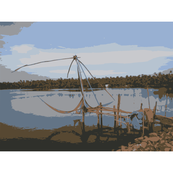 SVG ChinaFishing Net -Kerala