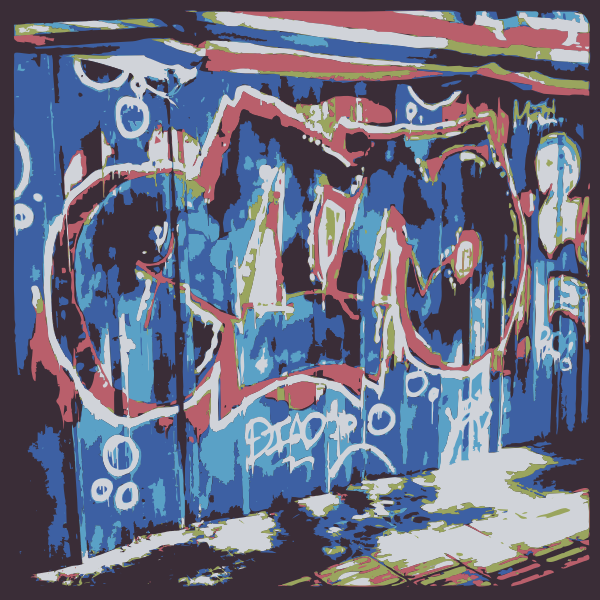 SVG Chinese graffiti in Kunming Yunnan chjna