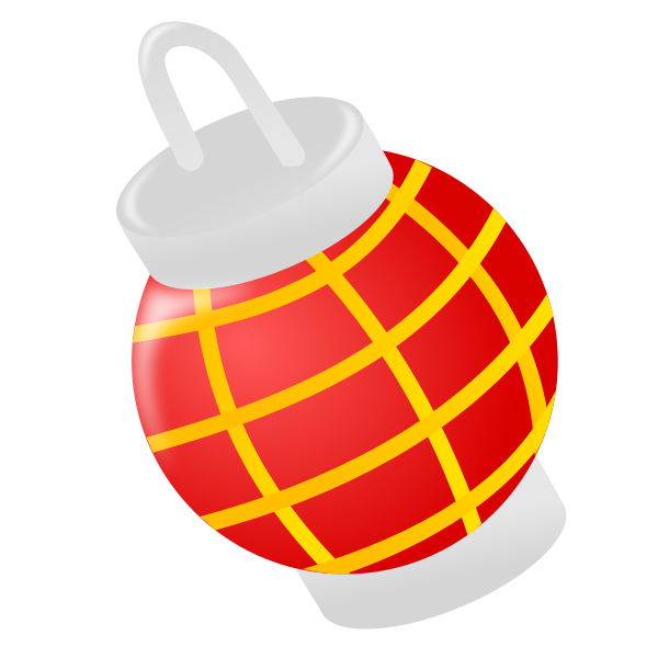 SVG Chinese New Year decoration ball vector image